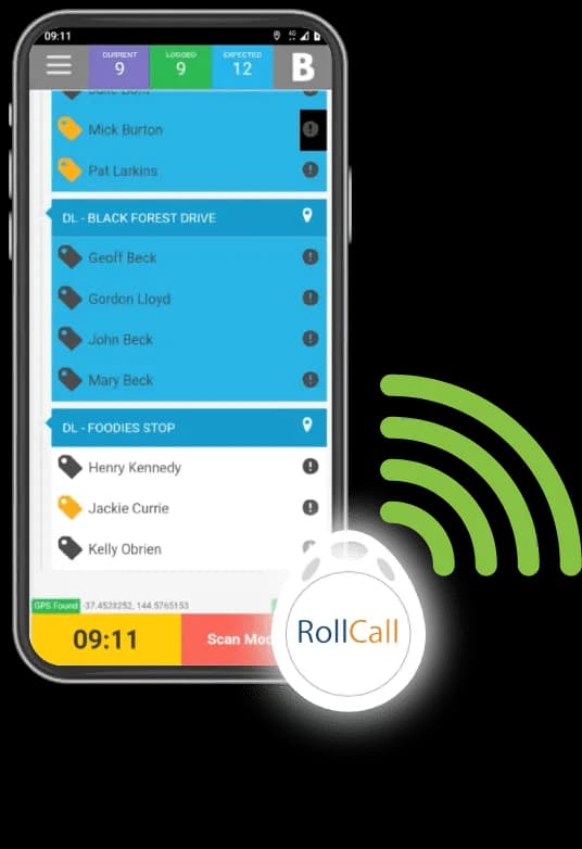 Managed scanning device with student tag
